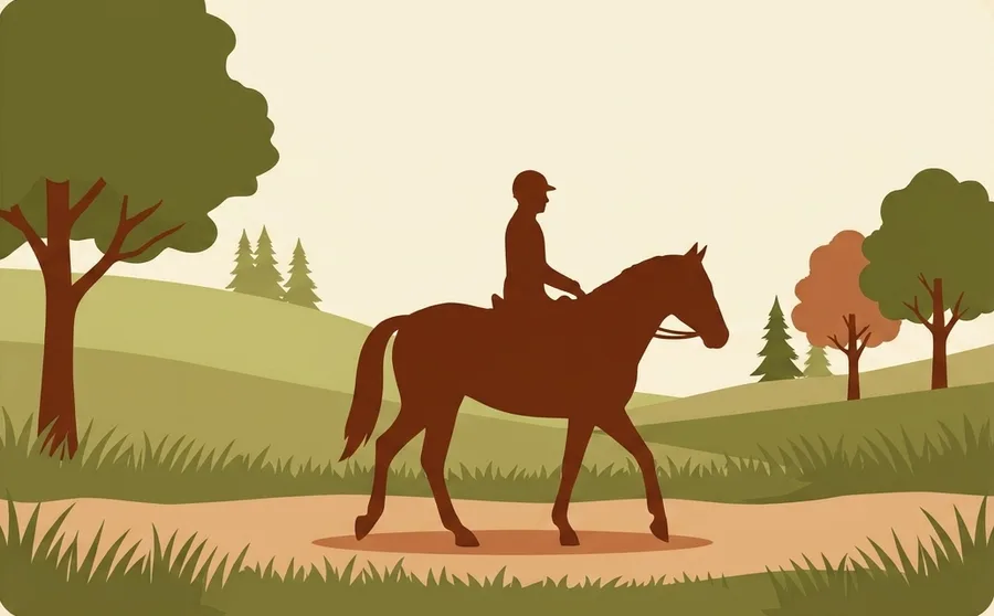 Cabalgata en el campo